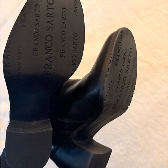🖤Franco Sarto Black Leather Tall Boots size 9M - Picture 8 of 9